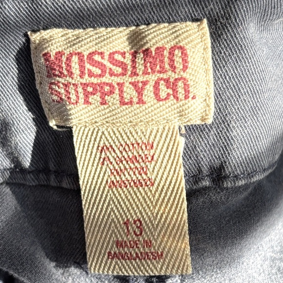 Mossimo Supply Co. Dark Blue Cotton Shorts - Picture 3 of 3